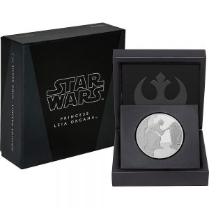 Princess Leia Organa 2016 1oz Silver Coin, Classic Star Wars Series