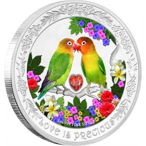 2017 Love is Precious 1oz Silver Coin Reverse