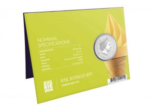 Australia 2017 New Year's Eve SIlver $1 Coin on Display Card