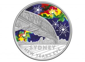 Australia 2017 New Year's Eve SIlver $1 Coin Reverse
