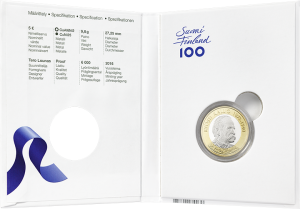 Finland 2016 President Kyösti Kallio Proof Coin Packaging