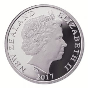 New Zealand 2017 Silver Proof Kiwi Coin Obverse