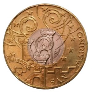 San Marino 2016 €5 Coin Obverse