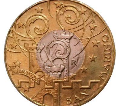 San Marino 2016 €5 Coin Obverse