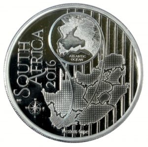 South Africa 2016 Silver Coloured Crowns Coin Obverse