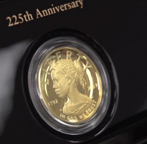 USA 2017 225th Anniversary American Liberty Gold Coin Obverse