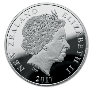 New Zealand 2017 Southern Skies Silver $1 Coin Obverse