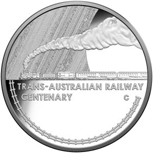 Australia 2017 Trans-Australian Railways Silver Coin Reverse