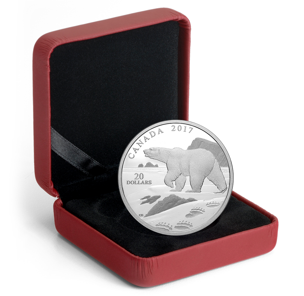 Canada 2017 Nature's Impressions - Polar Bear Silver Coin Box