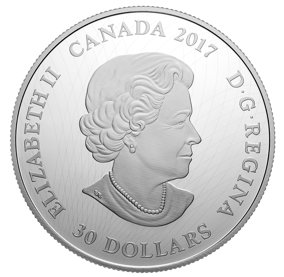 Canada 2017 2oz Silver Animals By Moonlight Glow in the Dark Cougar Obverse