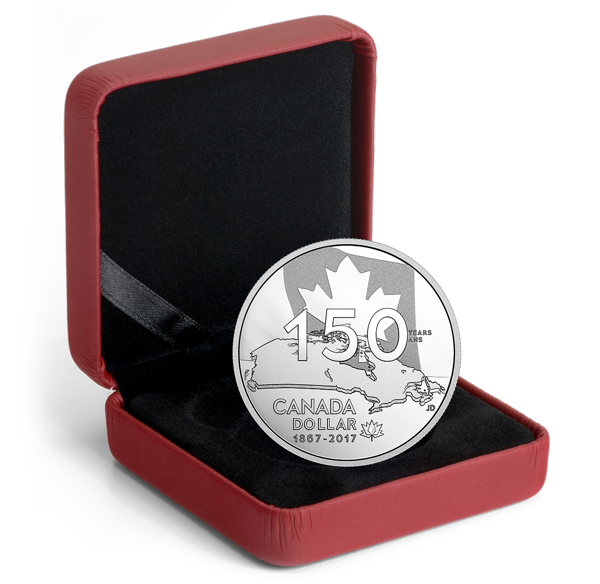 Canada 2017 Special Silver Dollar Our Home and Native Land Box