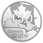 Canada 2017 Special Silver Dollar Our Home and Native Land Reverse