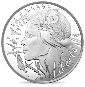 France 2017 Silver Marianne - Liberty Coin Reverse