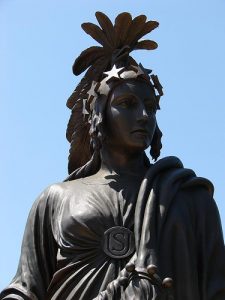 The Statue of Freedom from Capitol Hill