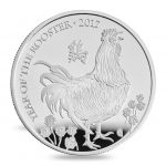 United Kingdom 207 Year of The Rooster SIlver Coin Reverse