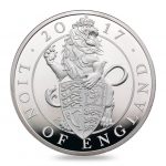 United Kingdom 207 Silver Proof Queen's Beasts - Lion of England Reverse