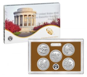 USA 2017 America The Beautiful Quarter Dollars Proof Set