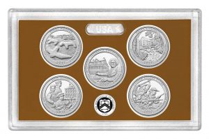 USA 2017 America The Beautiful Quarter Dollars Proof Set Reverse