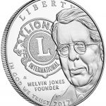 USA 2017 Lions Clubs Commemorative Silver Dollar Coin Obverse