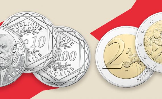 France 2017 Auguste Rodin Coins Splash Image