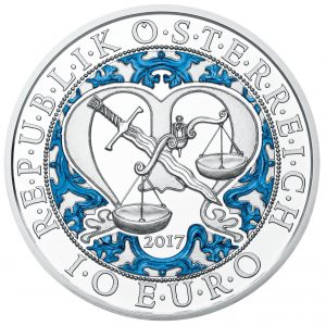 Austria 2017 Archangel Michael - The Protecting Angel Silver Coin Obverse