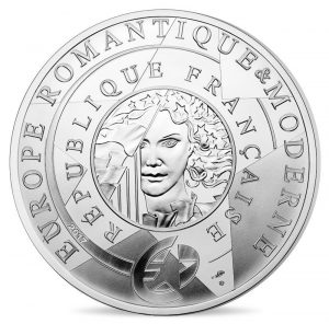France 2017 Europa Star Silver Coin Obverse