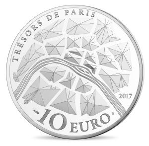 France 2017 Treasures of Paris Silver €10 Coin Obverse