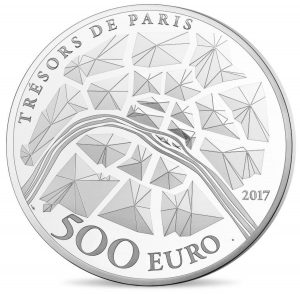 France 2017 Treasures of Paris Silver 1Kilo €500 Coin Obverse