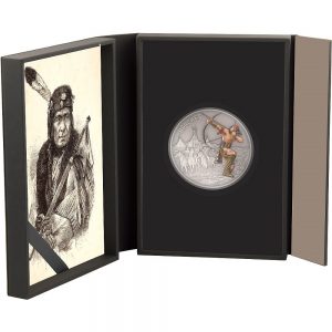 2017 Apache Warriors of History Silver Coin in Box