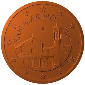 New 2017 San Marino 5 cent National Design