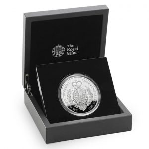 United Kingdom 2017 5oz Silver Sapphire Jubilee Coin in Box