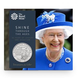 United Kingdom 2017 £5 Uncirculated Sapphire Jubilee Coin