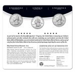 USA 2017 Effigy Mounds Quarter Dollar 3 Coin Set Obverse