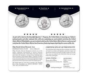 USA 2017 Effigy Mounds Quarter Dollar 3 Coin Set Obverse