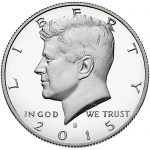 USA 2015 Kennedy Half Dollar Coin Obverse