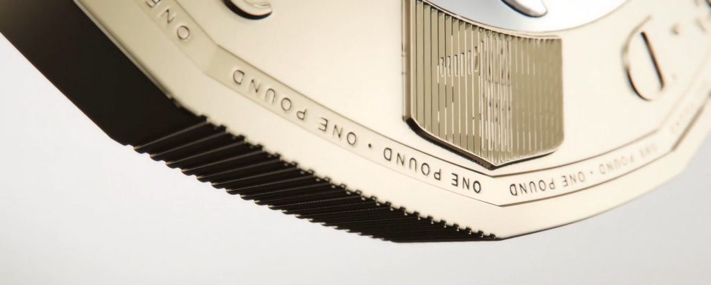 New UK 2017 £1 Coin Micro Lettering