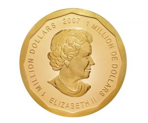 Canada 2007 Big Maple Leaf 100kg Gold Coin Obverse