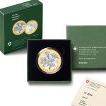 Switzerland 2017 Gentian 10 Franc Coin in Box, Flora Alpina Series