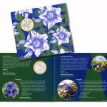Switzerland 2017 Gentian 10 Franc Coin in Folder, Flora Alpina Series