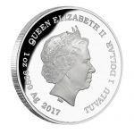 2017 Australia's Remarkable Reptiles - Saltwater Crocodile 1oz Silver Coin Obverse