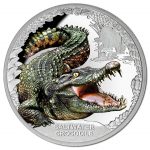 2017 Australia's Remarkable Reptiles - Saltwater Crocodile 1oz Silver Coin Reverse