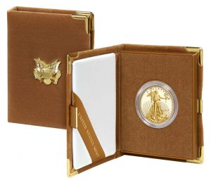 USA 2017 American Eagle 1oz Gold Coin in Display Case