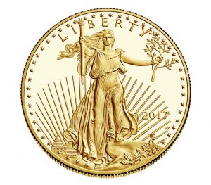 USA 2017 American Eagle Gold Coin Obverse
