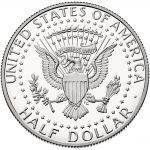USA Kenndy Half Dollar Coin Reverse