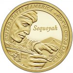 USA 2017 Swquoyah Native American / Sacagawea Dollar Coin Reverse