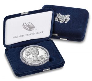 USA 2017 Silver Eagle Proof Coin in Box