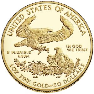 USA 2017 American Eagle Gold Coin Reverse