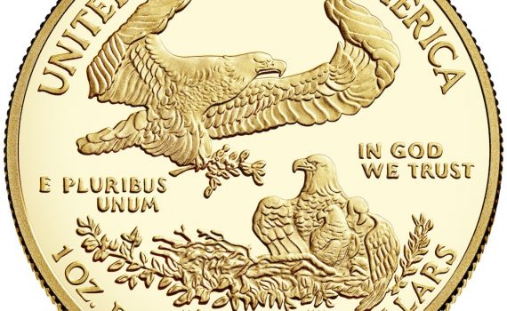 USA 2017 American Eagle Gold Coin Reverse