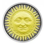 2017 Sun - Art Mint Celestial Bodies Coin Reverse