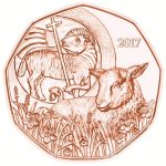 Austria 2017 Easter Lamb Copper Coin Reverse